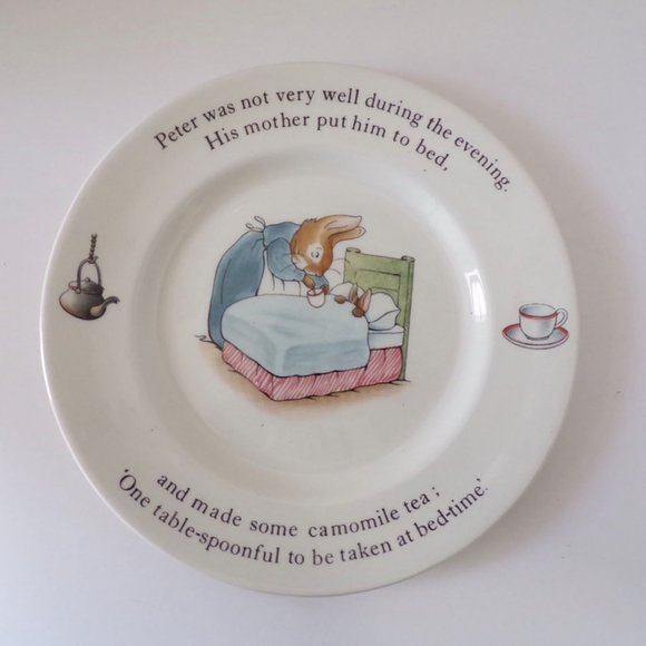 Vintage Peter Rabbit Wedgwood 3 Piece Child Porridge Set  2862 - Picture 4 of 10